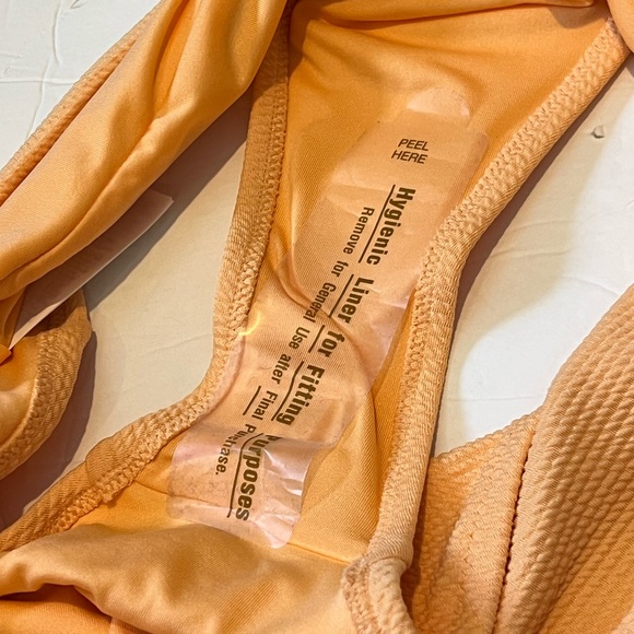 2 Pairs Set Old Navy Women's High-Waisted Pucker Bikini Swim Bottoms XXL Orange - Picture 12 of 16